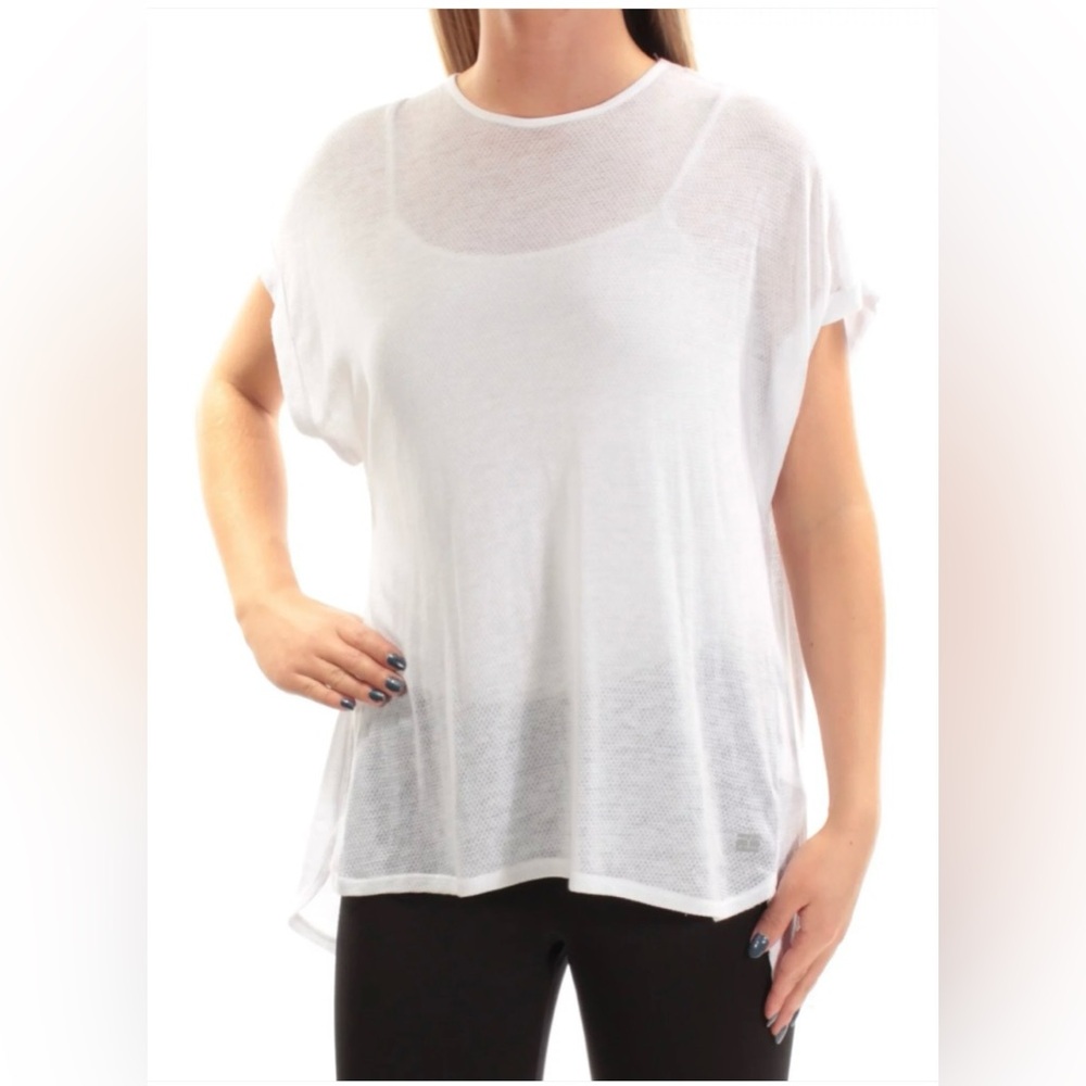 🆕 Tommy Hilfiger Sport Womens Mesh Open Back T-Shirt. Size XL. NWT